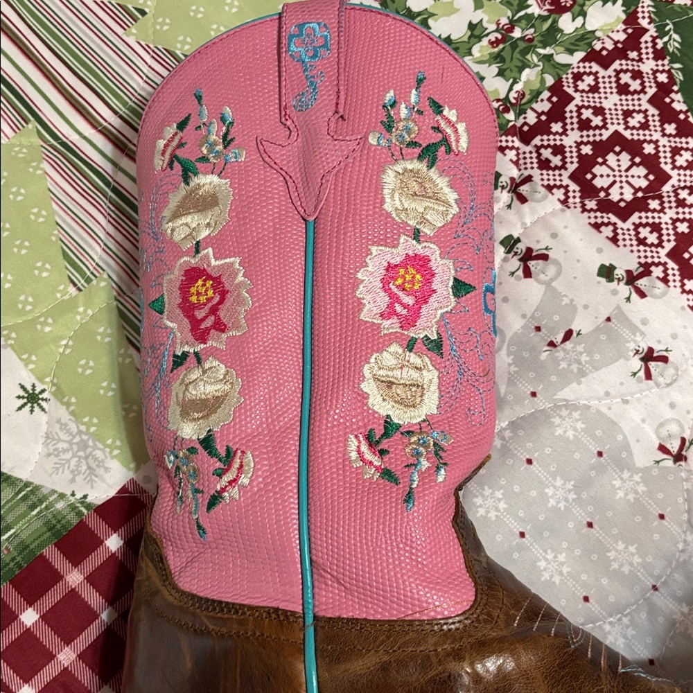 Macie Bean girls honeybunch cowgirl boots - Picture 5 of 7